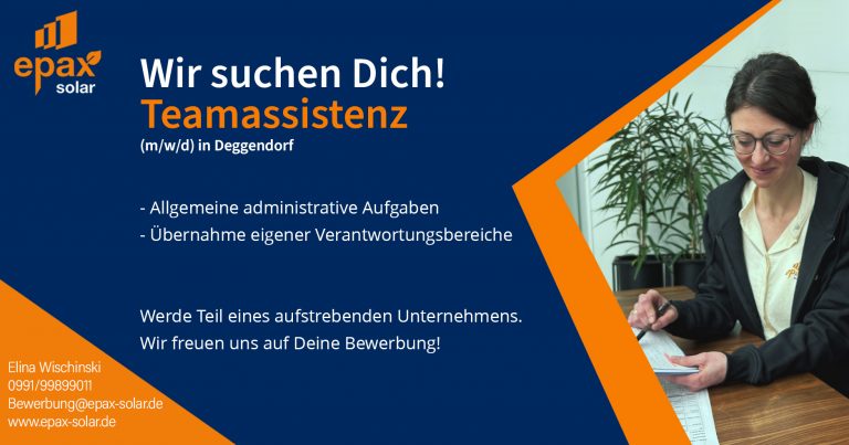 Teamassistenz bei EPAX Solar
